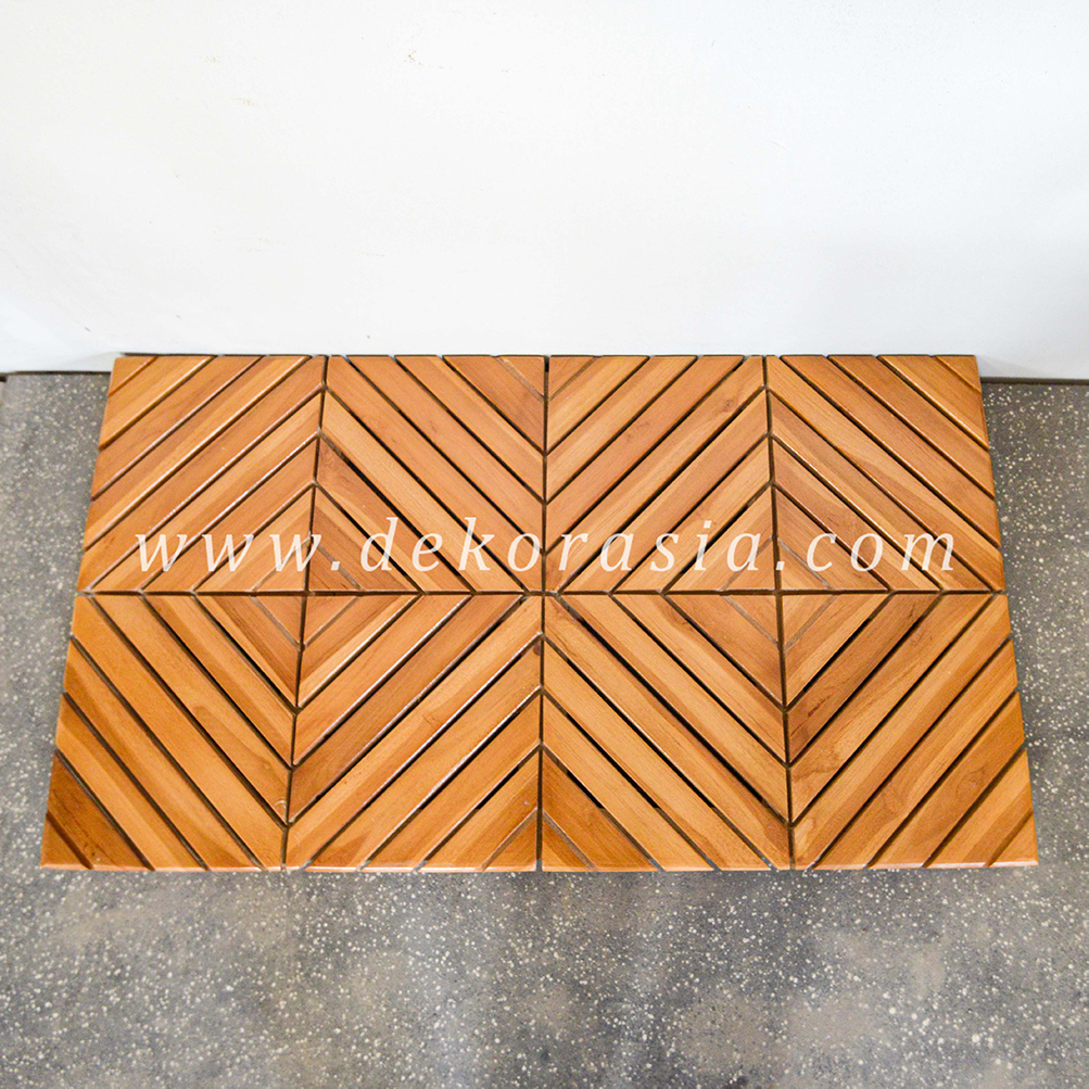 Teak Shower Mat - The House of Teak Shower Mat, Teak Bath and Shower Mats, Wooden Shower Mat - Harmony